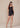 Cocktail Dresses Short Fitted Leg Slit Cocktail Dress Black