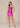 Cocktail Dresses Fitted Short Slit Cocktail Dress Magenta