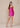 Cocktail Dresses Homecoming Short Satin Cocktail Dress Magenta