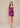 Cocktail Dresses Fitted Short Metallic Cocktail Dress  Magenta