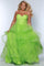 Plus Size Dresses Plus Size Long Ball Gown Corset Prom Dress Lime