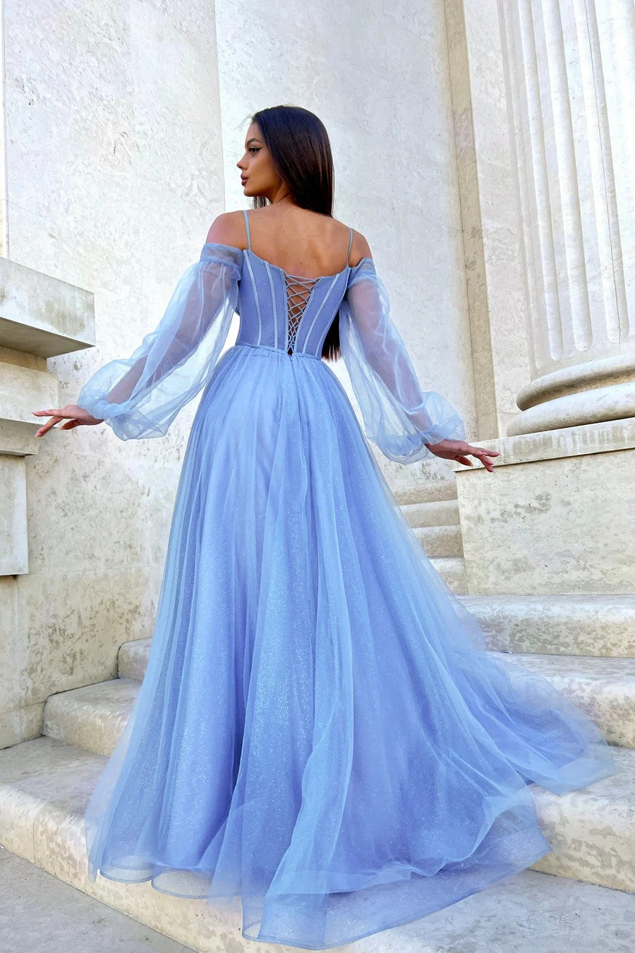 Tina Holly TK130 Long A Line Ball Gown Formal Prom Dress