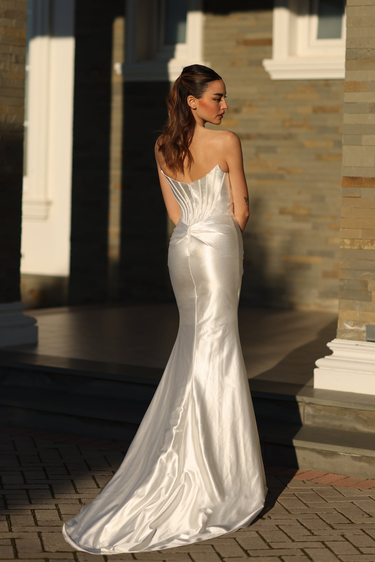 Tina Holly TK151W Fitted Long Mermaid Wedding Dress