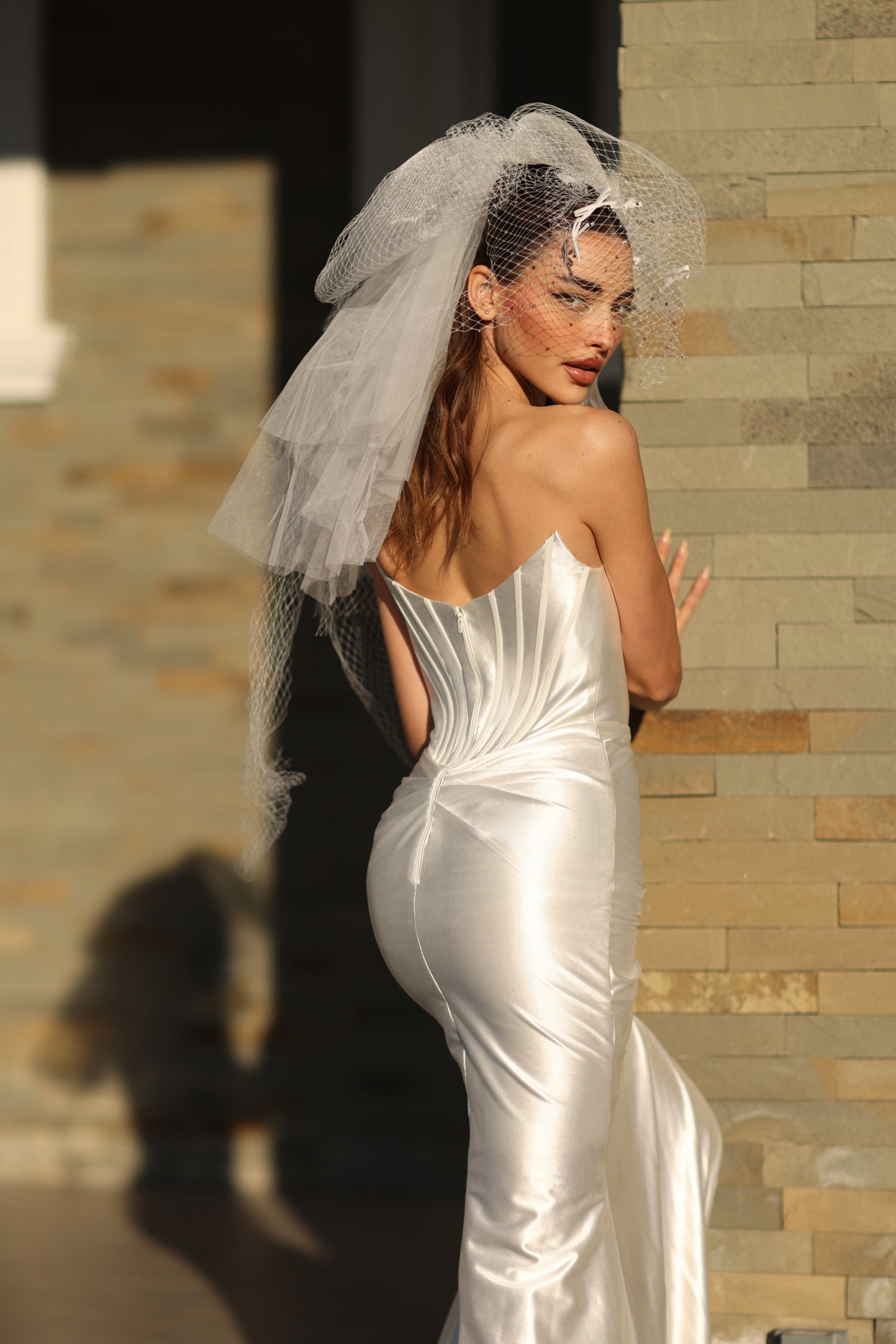 Tina Holly TK151W Fitted Long Mermaid Wedding Dress