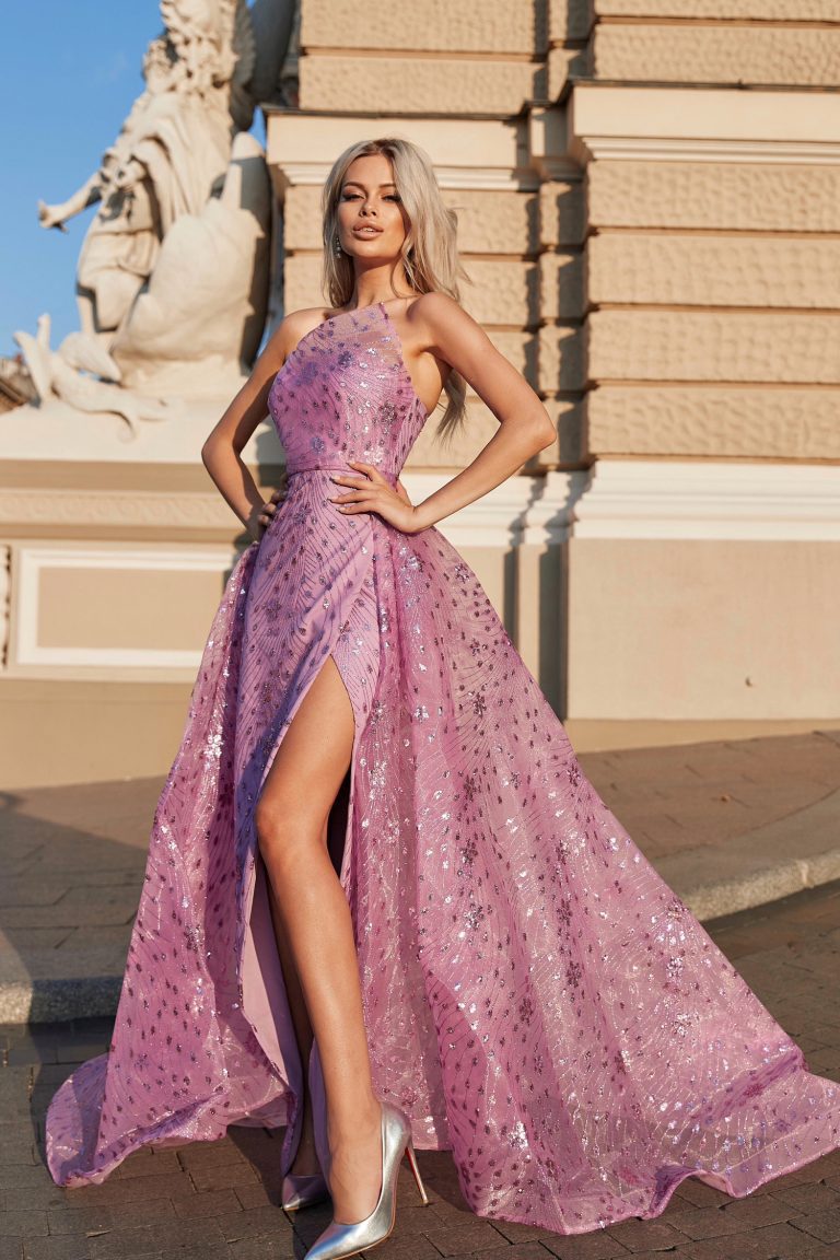Strapless Floor-Length Sequin Formal A-Line Gown Tina Holly TYTK310