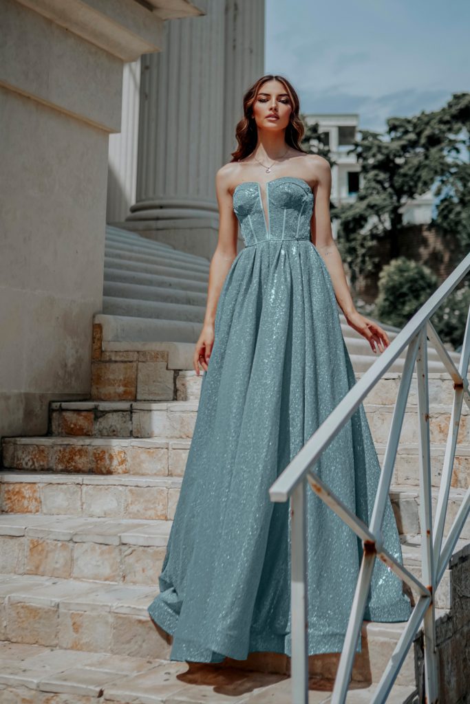 Sequin Strapless Ball Gown | Tina Holly TYTK313 The Dress Outlet Sequin Strapless Ball Gown | Tina Holly TYTK313 The Dress Outlet