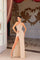 Prom Dresses Fitted Long Slit Formal Prom Dress Champagne