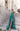 Prom Dresses Fitted Long Ruffle Glitter Formal Prom Dress Turquoise
