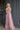 Prom Dresses Pleated Long Formal Prom Dress Metallic Rose