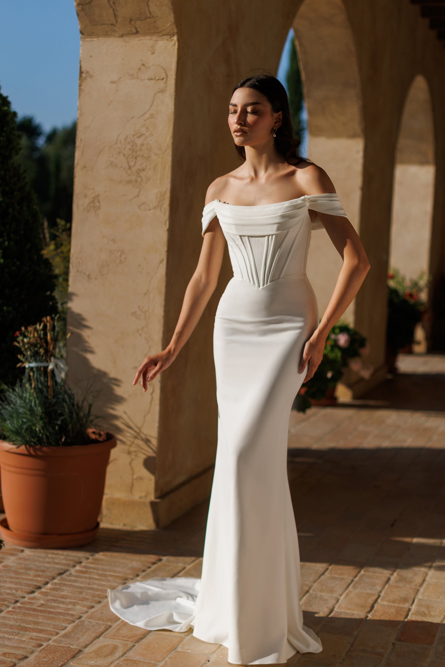 Tina Holly TW485 Fitted Long Wedding Dress