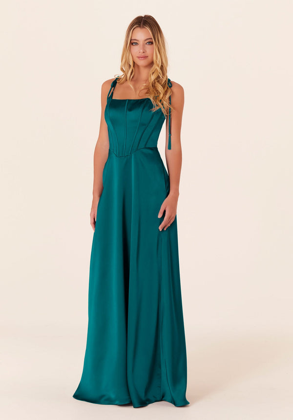 MGNY Madeline Gardner New York 21822 A Line Corset Long Formal Dress