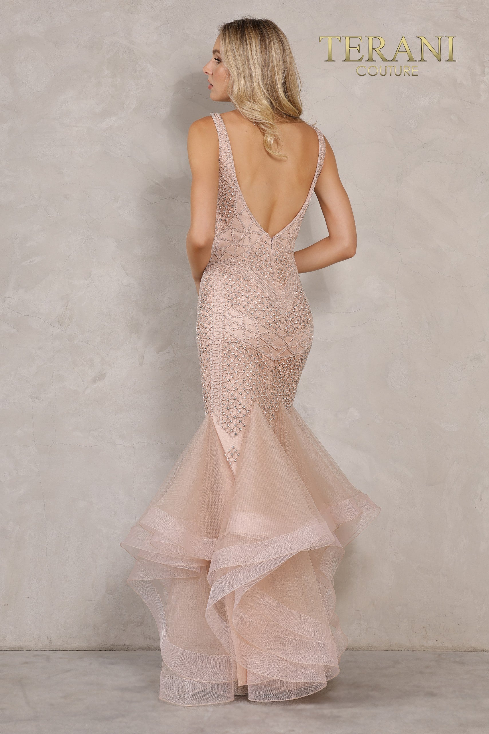 Terani Couture Prom Long Sleeveless Dress 2215P0028 - The Dress Outlet