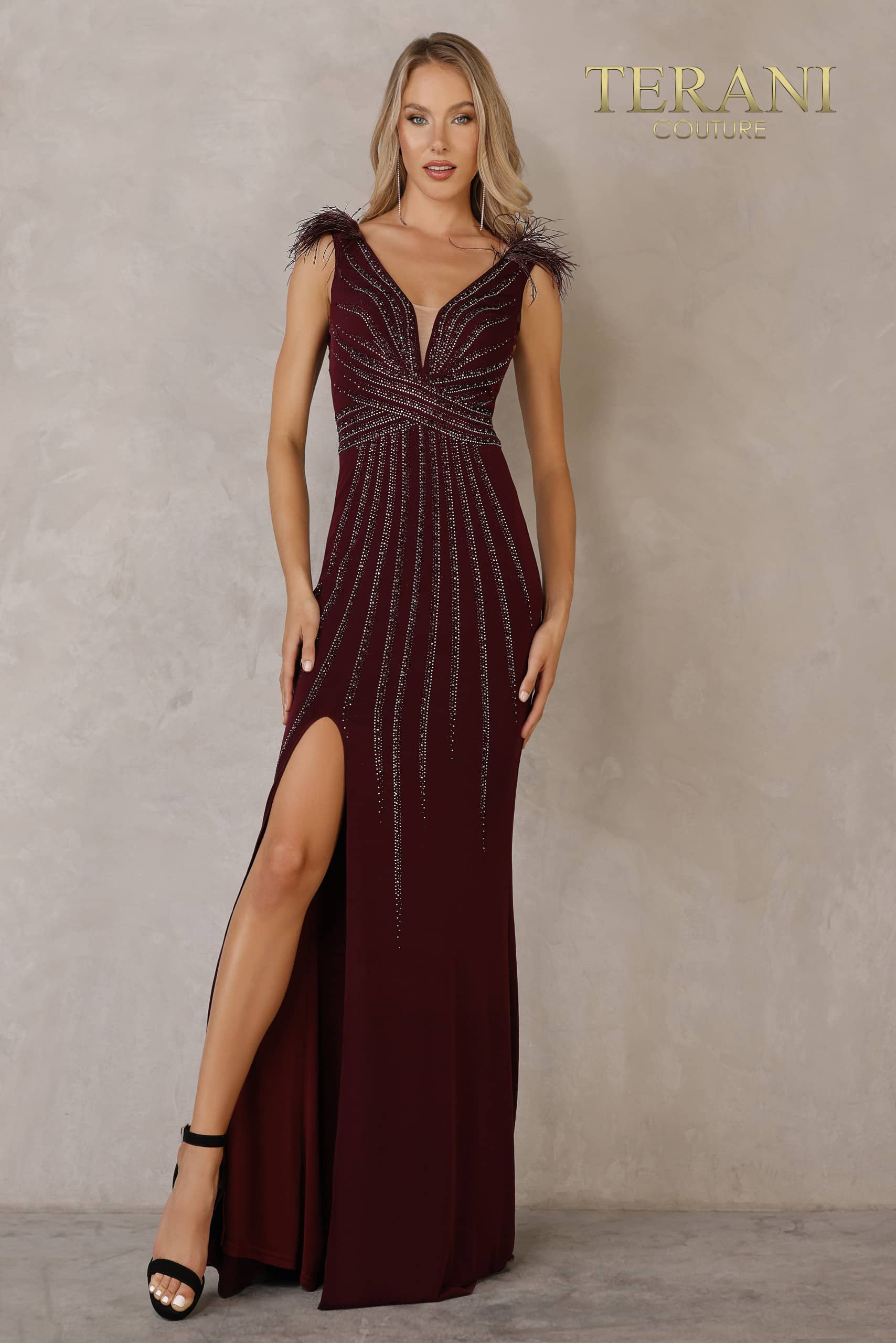 Terani Couture Sleeveless Long Prom Dress 2215P0036 - The Dress Outlet