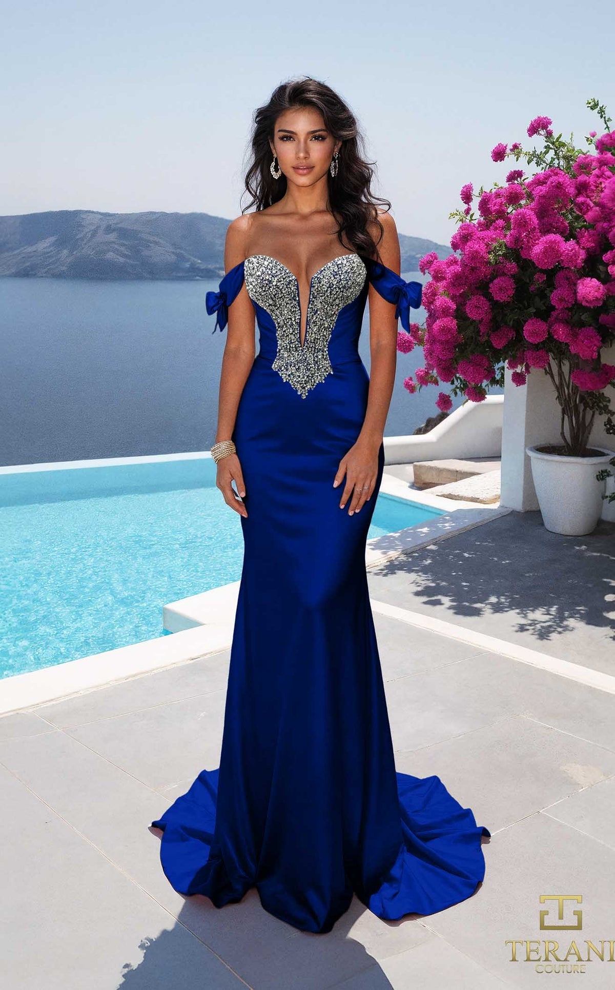 Prom Dresses Prom Long Mermaid Beaded Formal Dress ROYAL