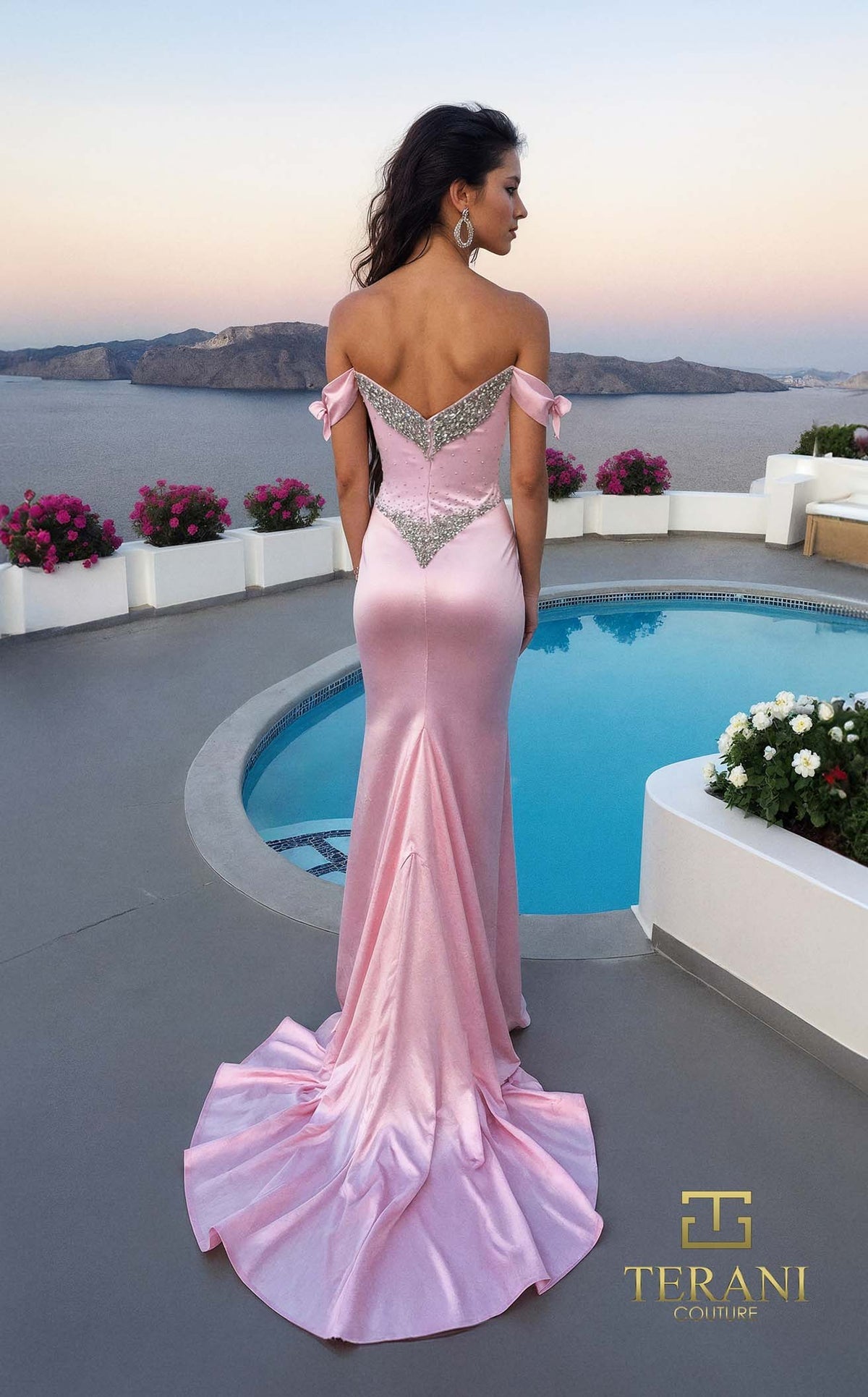 Prom Dresses Prom Long Mermaid Beaded Formal Dress BLUSH