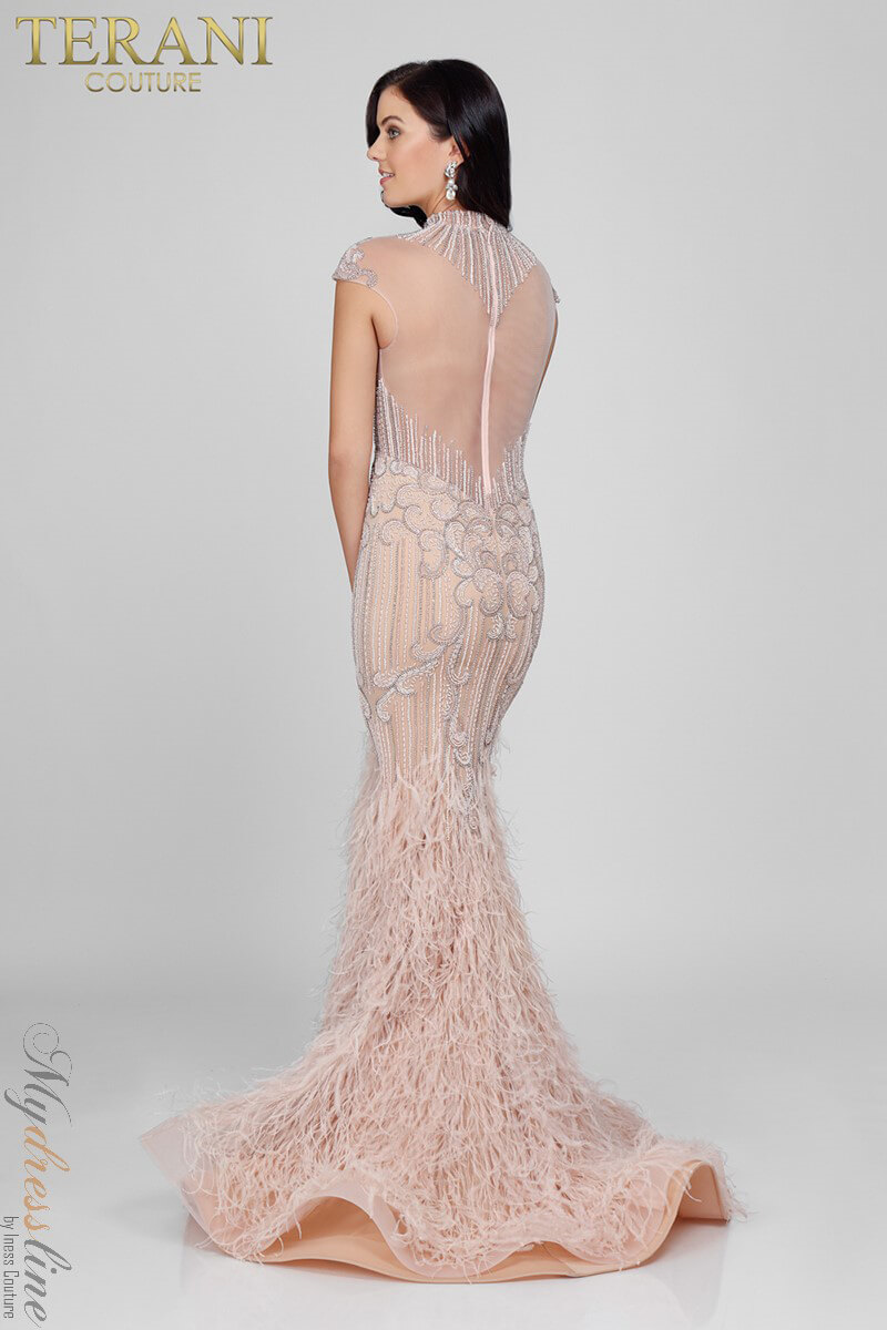 Terani Couture Fitted Long Prom Dress 1721GL4446 - The Dress Outlet