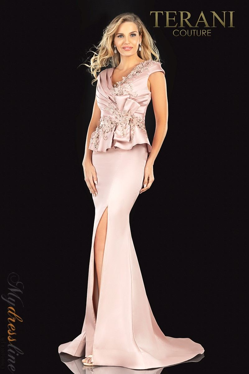 Terani Couture Long Mother Of Bride Dress 2021M2994 - The Dress Outlet