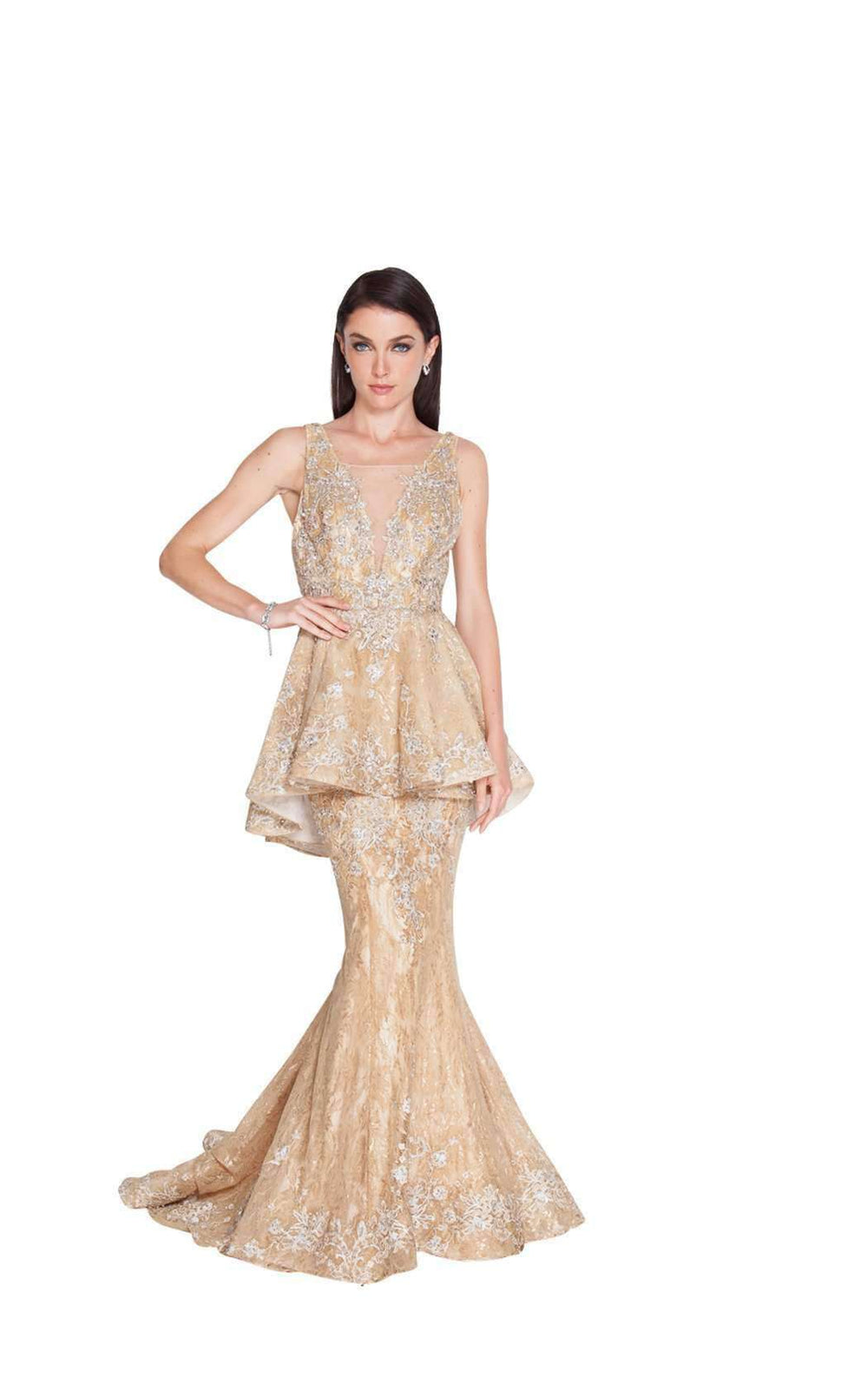Terani Couture Formal Long Prom Dress 1811GL6455 - The Dress Outlet