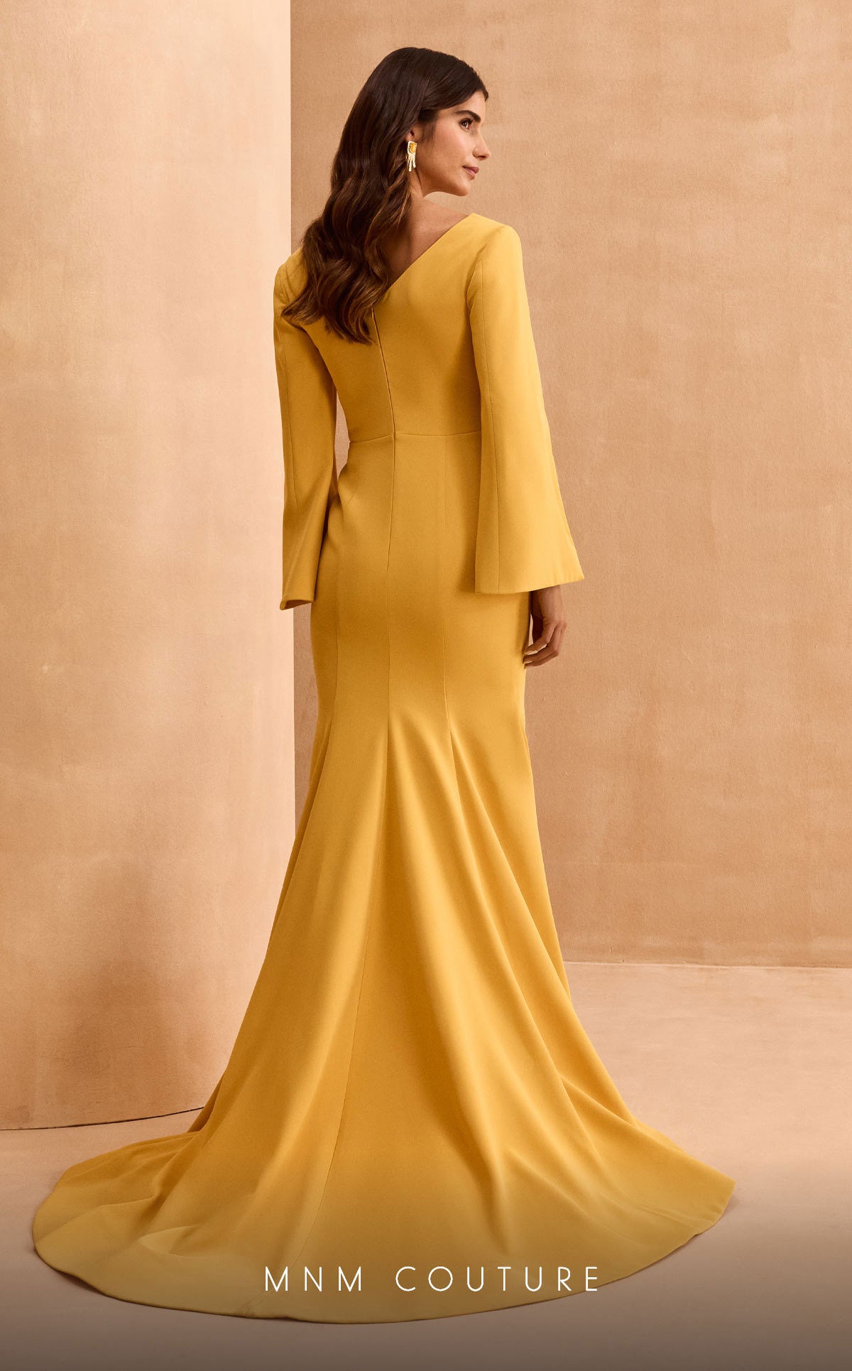 MNM Couture V02044 Long Beaded Formal Evening Dress