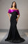 Formal Dresses Long Mermaid Fit Formal Evening Prom Dress Black/Fuchsia