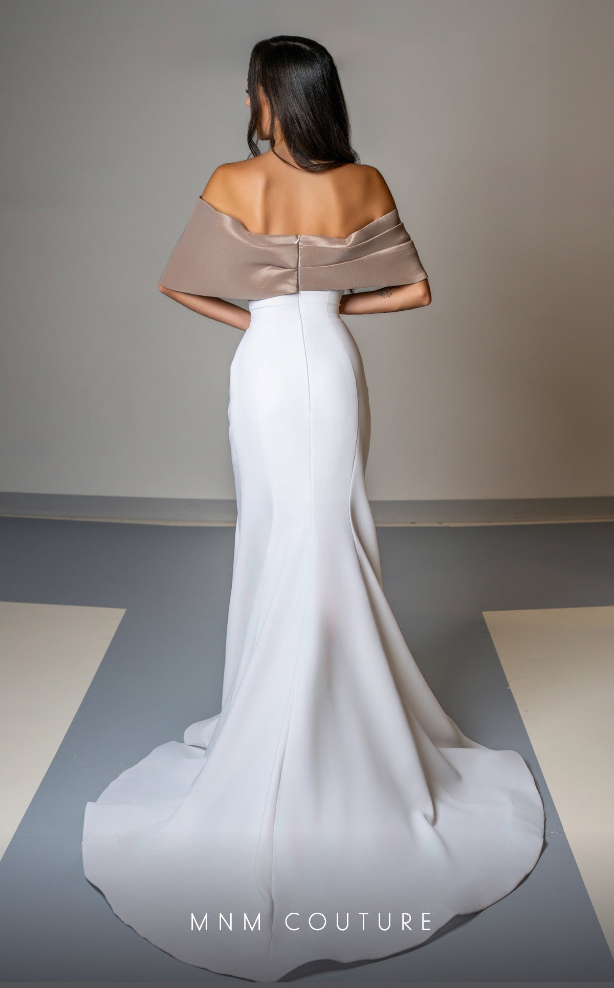 MNM Couture V07388 Long Mermaid Fit Formal Evening Prom Dress