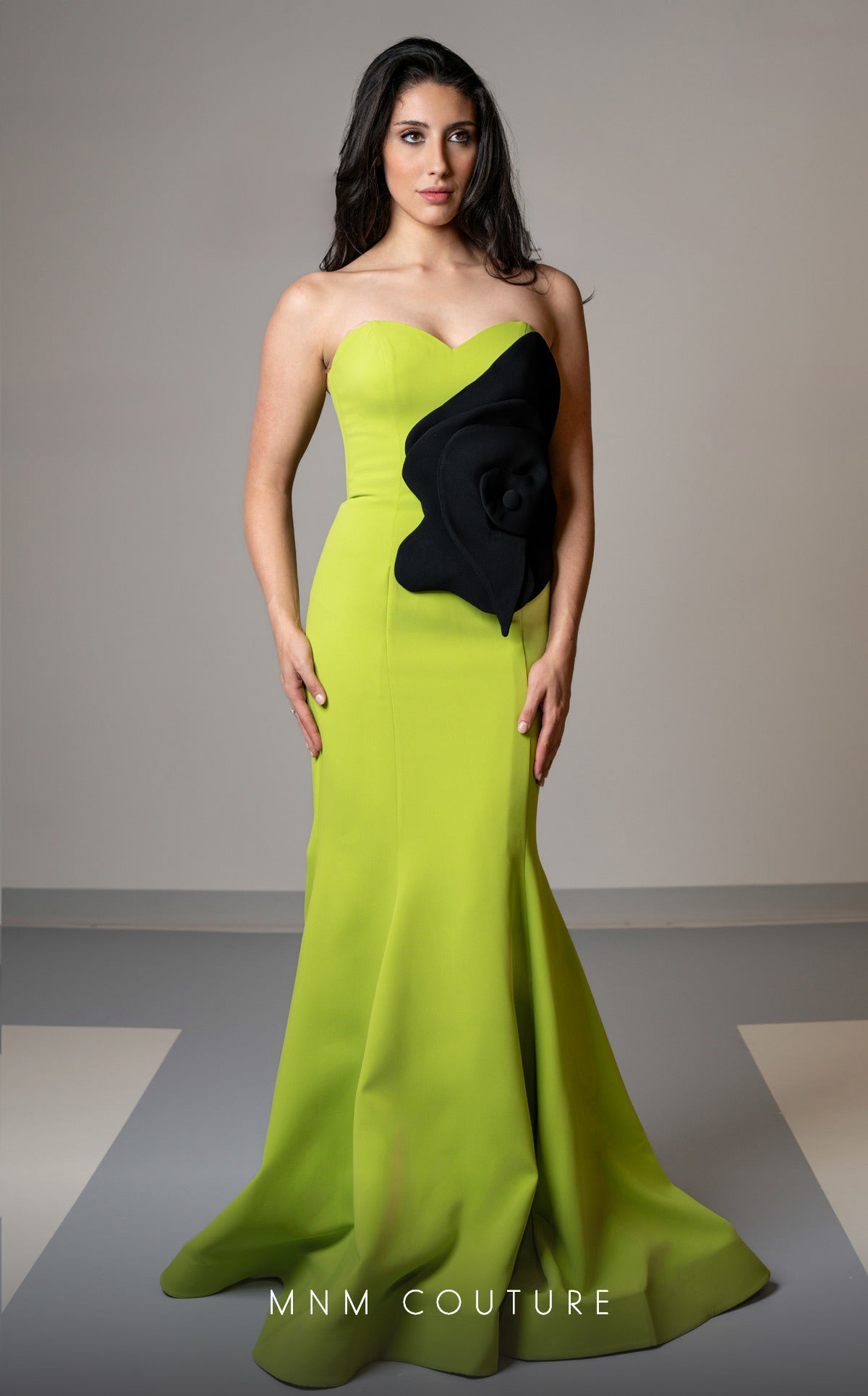 MNM Couture V07421 Prom Fitted Long Formal Mermaid Dress