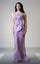 Prom Dresses Fitted Beaded Sequin Long Formal Prom Dress Purple