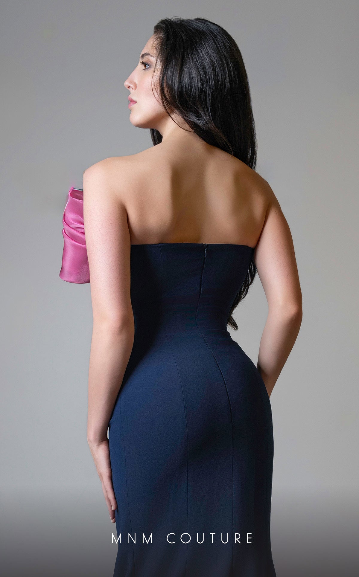 MNM Couture V07514 Mermaid Fit Long Formal Prom Dress