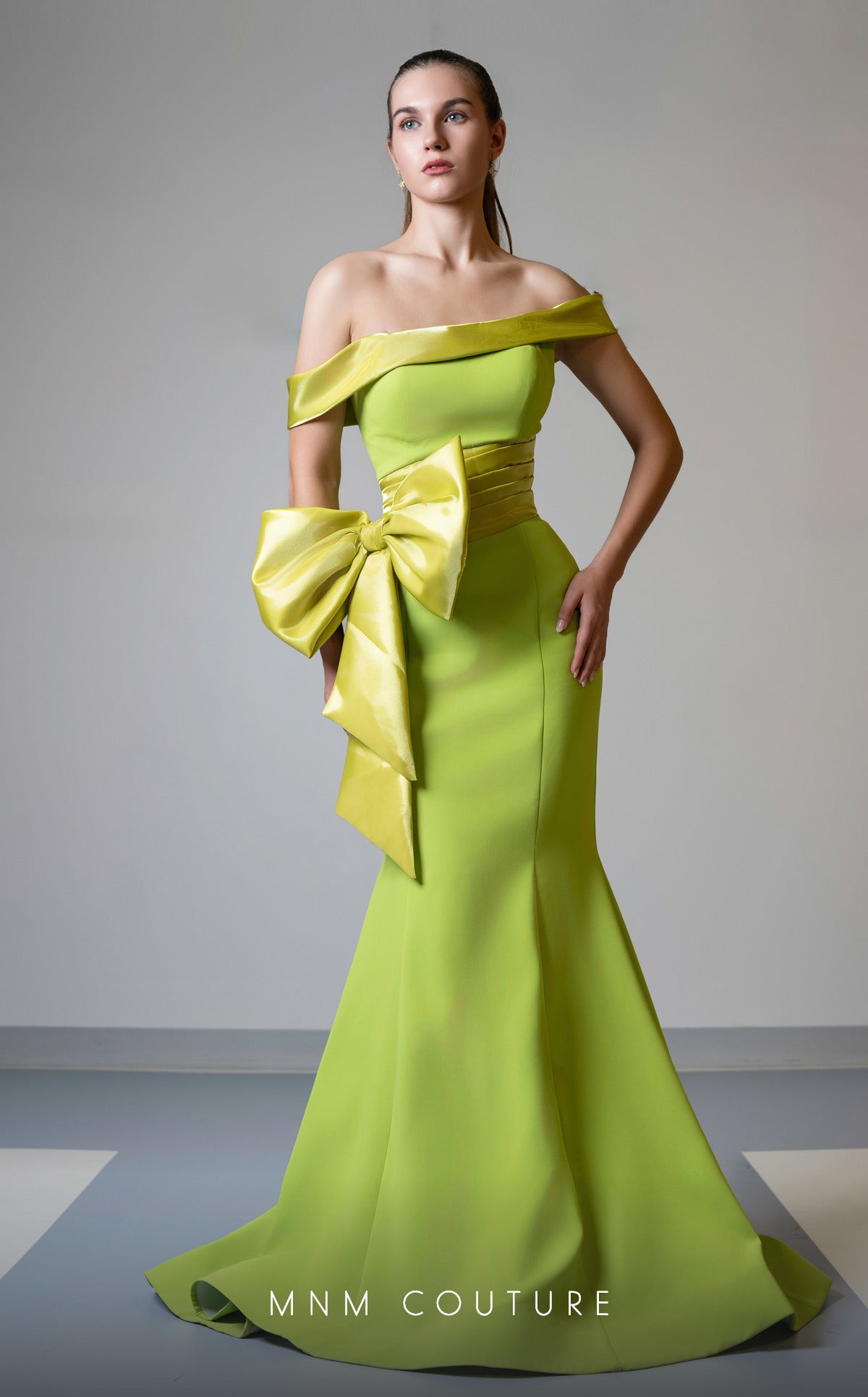 MNM Couture V07546 Prom Long Mermaid Fit Evening Formal Dress