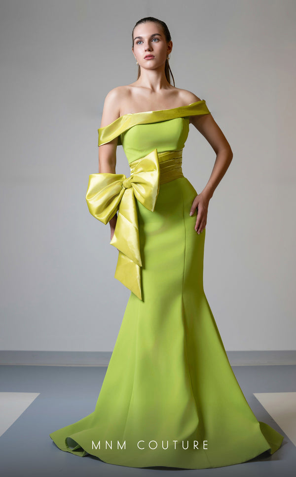 MNM Couture V07546 Prom Long Mermaid Fit Evening Formal Dress