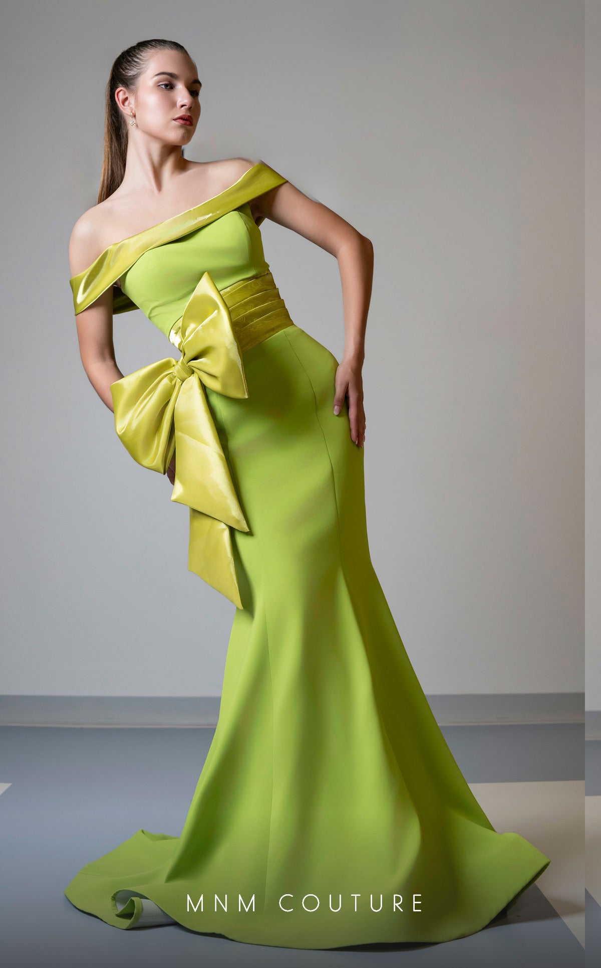 MNM Couture V07546 Prom Long Mermaid Fit Evening Formal Dress
