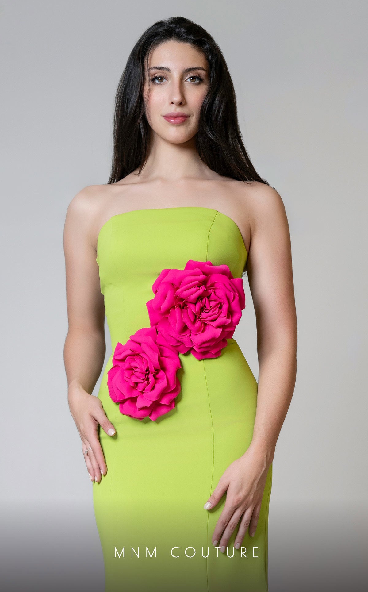 MNM Couture V07548 Long Mermaid Fit Prom Formal Evening Dress