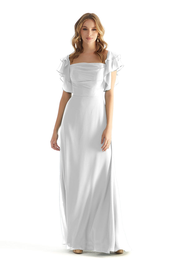 MGNY Madeline Gardner New York 31227 Bridal A Line Ruffle Long Wedding Dress