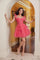 Cocktail Dresses Homecoming A Line Tiered Cocktail Dress  Fuchsia