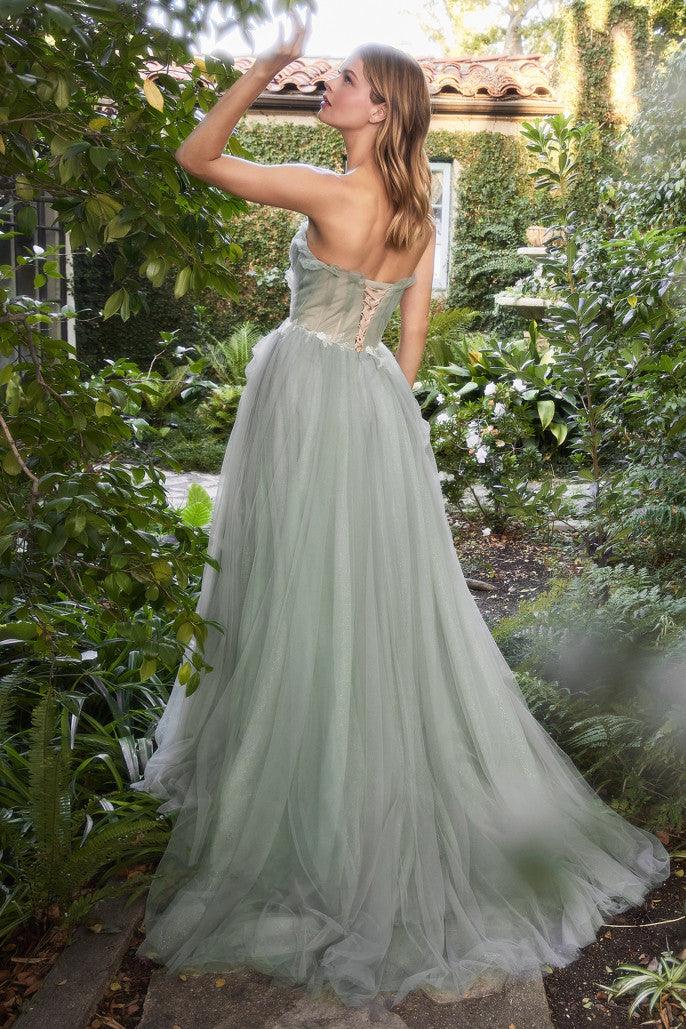 Sage 4 Andrea & Leo A1015 Strapless Drape Ball Gown Sale