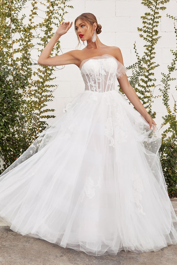 Andrea & Leo A1050W Corset Long Bridal A Line Wedding Dress