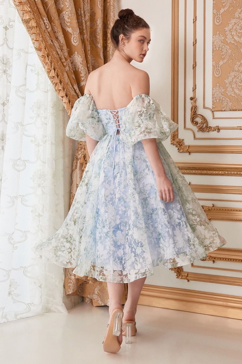 Blush Andrea & Leo A1196 Strapless A Line Short Dress