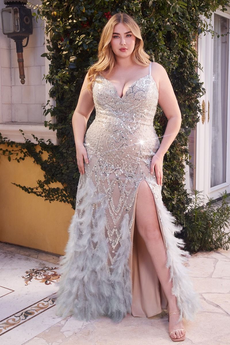 Andrea & Leo A1229C Long Plus Size Formal Prom Mermaid Dress