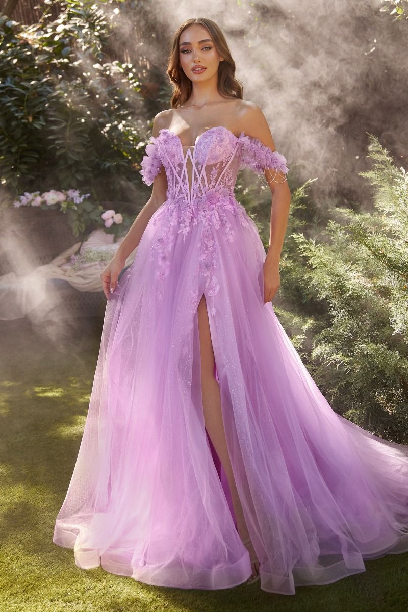 over the top prom dresses Andrea & Leo A1237 Long Formal Prom A Line Dress
