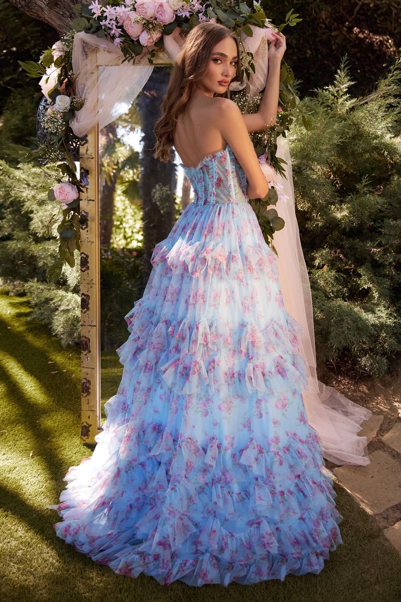 Blush Andrea & Leo A1334 Long Formal Prom Floral Dress for $298.0 – The ...