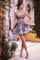 Cocktail Dresses Short Sequin Cocktail A Line Dress Navy