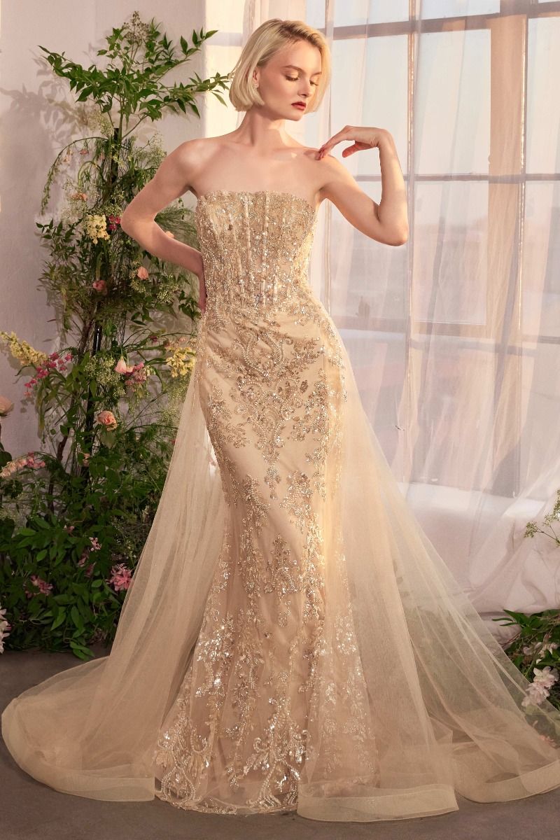 Andrea & Leo A1365 Champagne 4 Sale The Dress Outlet Andrea & Leo A1365 Champagne 4 Sale The Dress Outlet