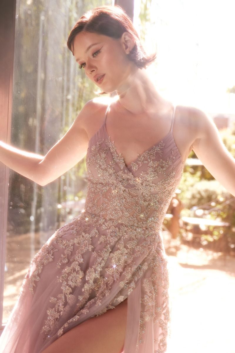 Andrea & Leo A1416 Long A Line Lace Layered Formal Prom Dress The Dress Outlet Andrea & Leo A1416 Long A Line Lace Layered Formal Prom Dress The Dress Outlet