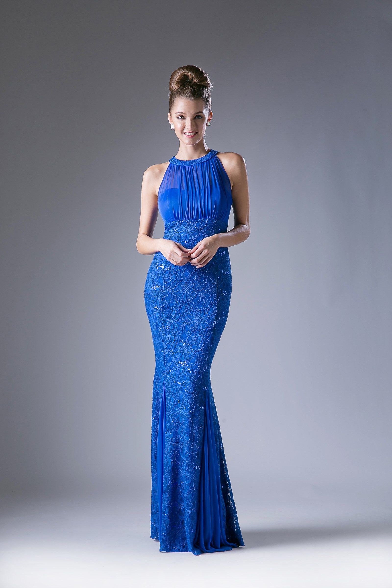 Formal Dresses Long Prom Fittted Formal Dress Royal