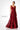 Formal Dresses Lace Pleated Evening Formal Dress Bordeaux