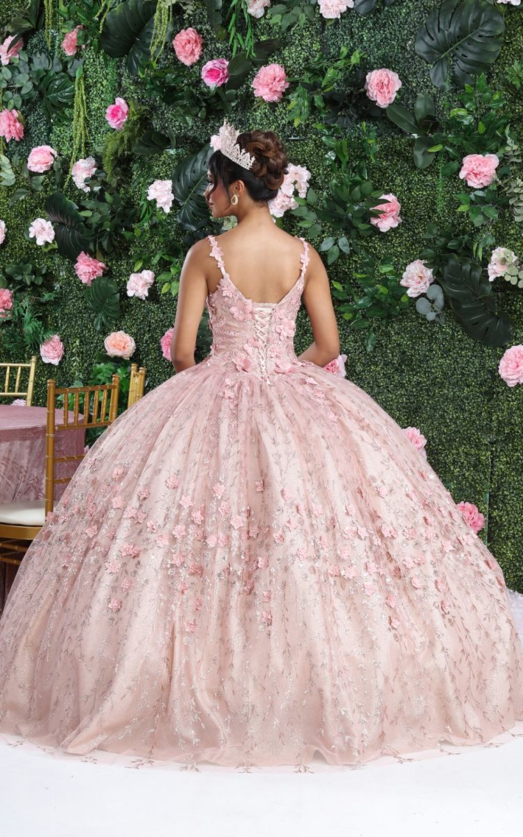 Square Floor-Length Tulle Quinceañera Ball Gown May Queen LK208