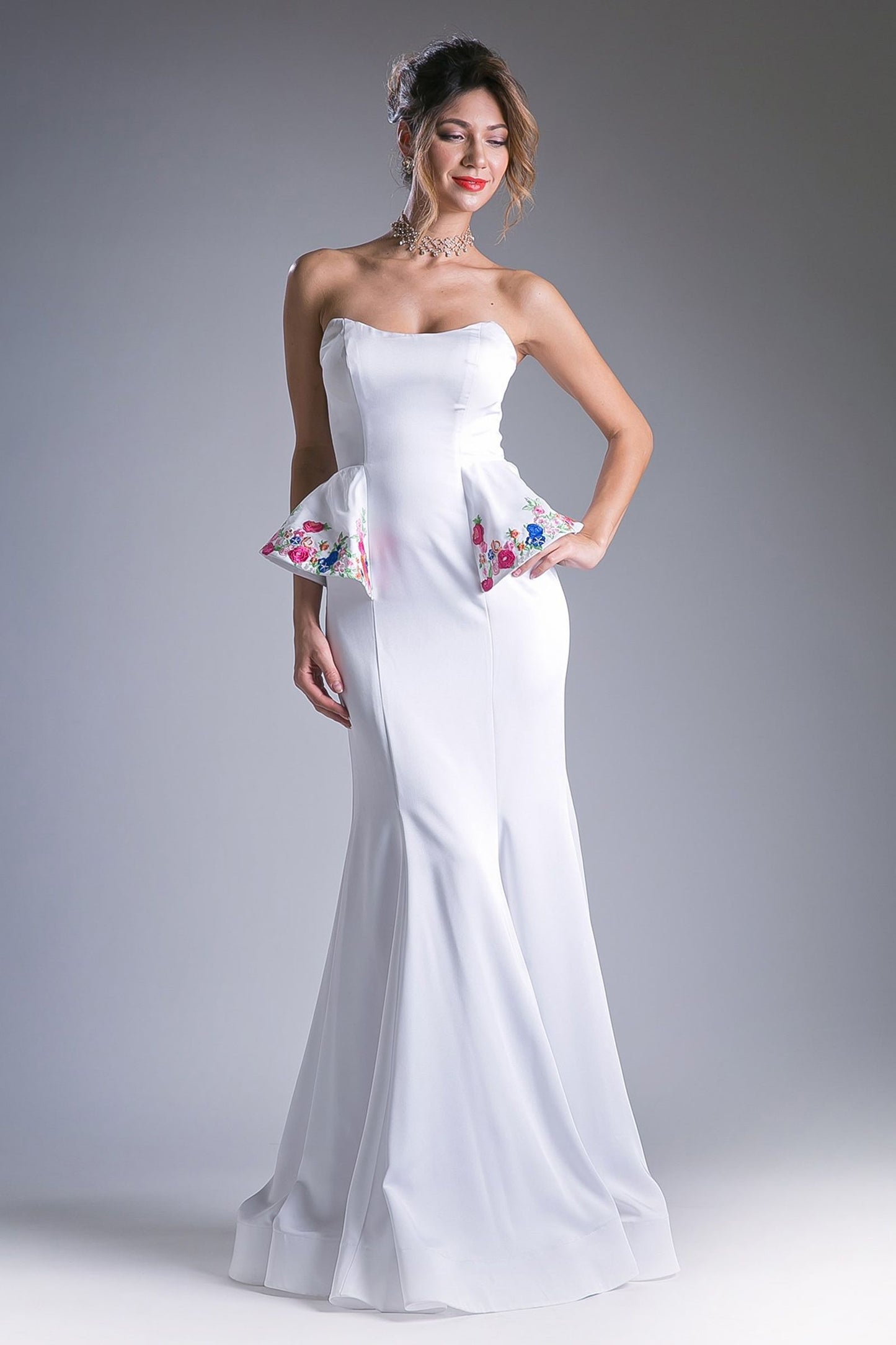 Prom Dresses Fitted Formal Prom Long Dress White