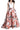 Formal Dresses Long Pleated Floral Print Formal Dress Ivory Multi
