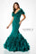 Ivonne D ID909 Long Mermaid Formal Beaded Evening Gown