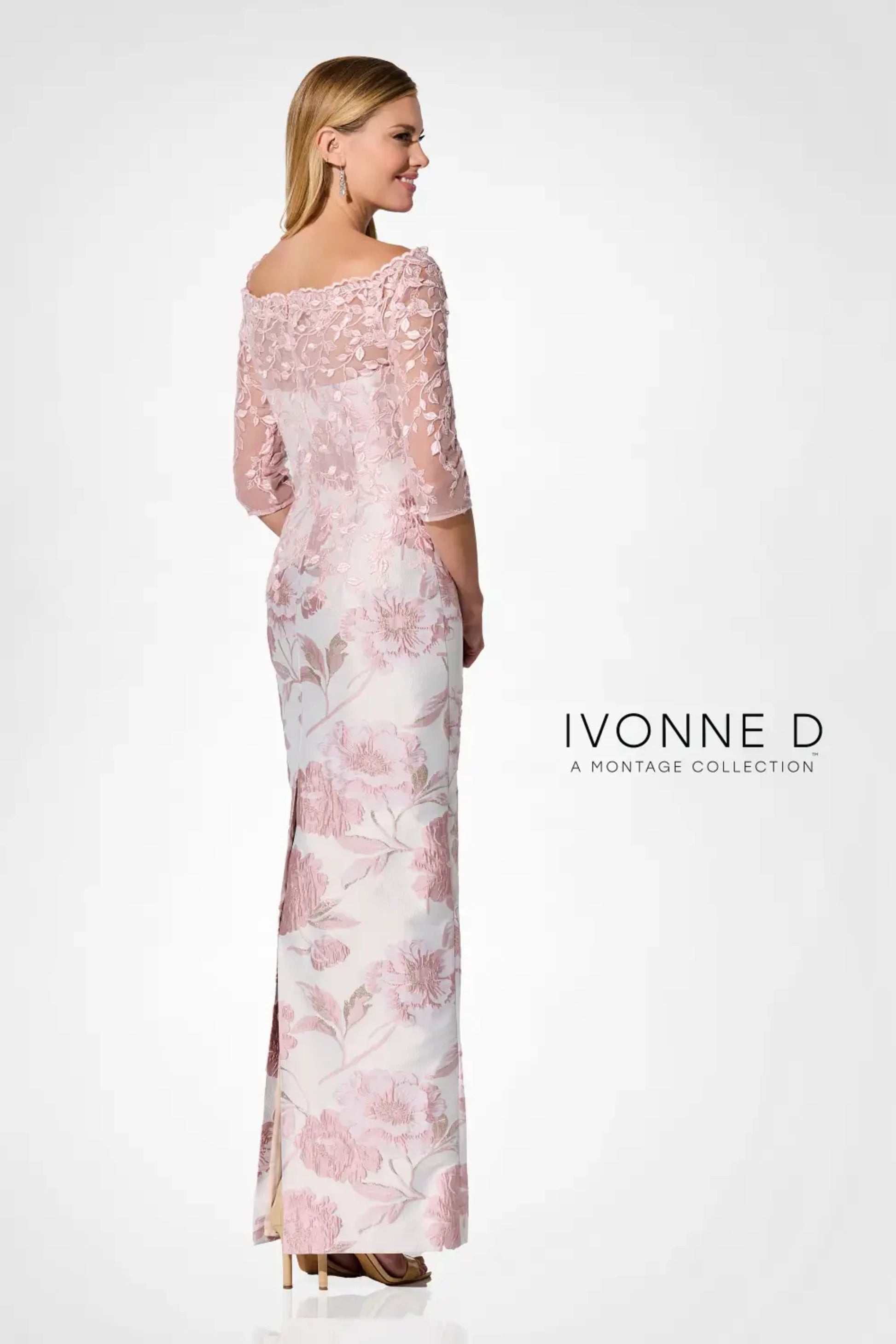 Ivonne D ID324 Long Mother of the Bride Formal Evening Gown